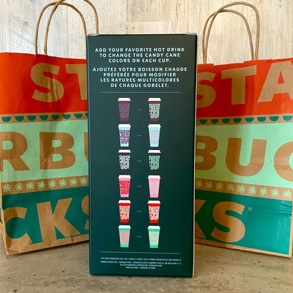 ✨Starbucks Reusable Color Change CandyCane Cups16 - Picture 2 of 6